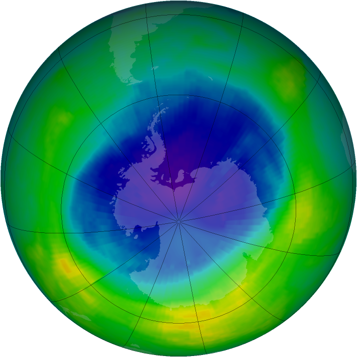Ozone Map 2002-09-13